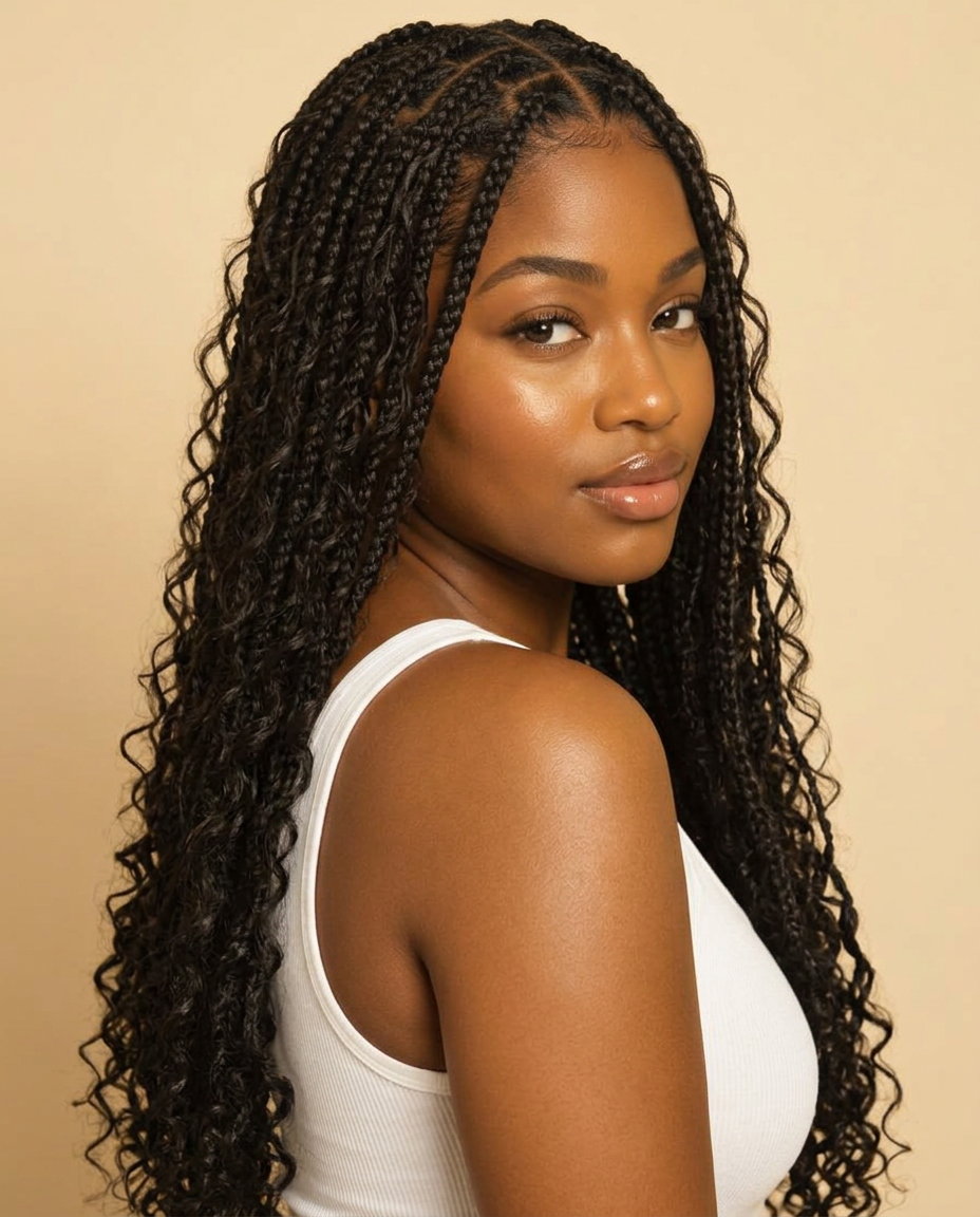 Boho Braids by Tiana W. — after